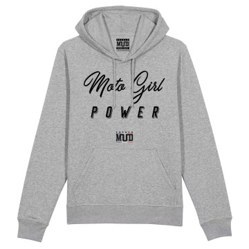 HOODIE "MOTO GIRL POWER" Femme