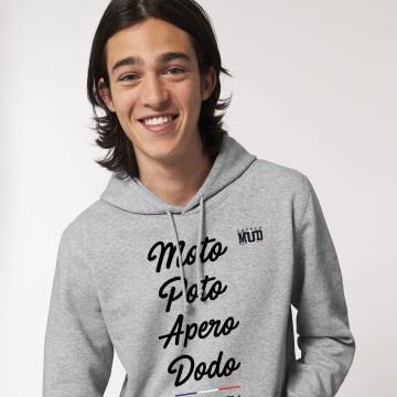 HOODIE "MOTO POTO APERO DODO" Unisexe