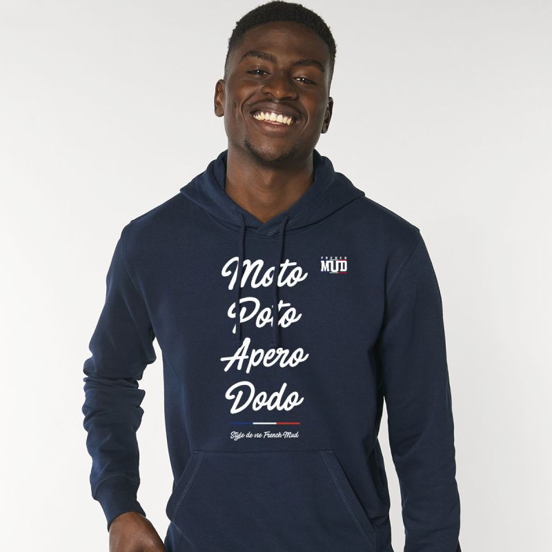 HOODIE "MOTO POTO APERO DODO" Unisexe