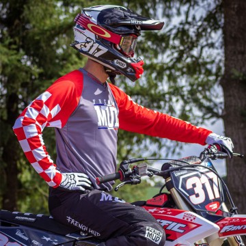 MAILLOT "RED & GREY RACING"
