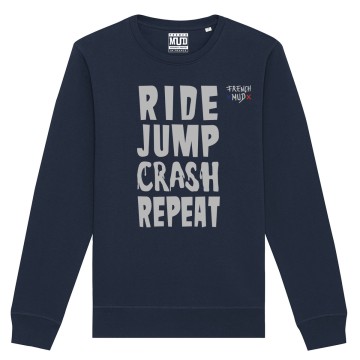 SWEAT "RIDE JUMP CRASH REPEAT" Unisexe