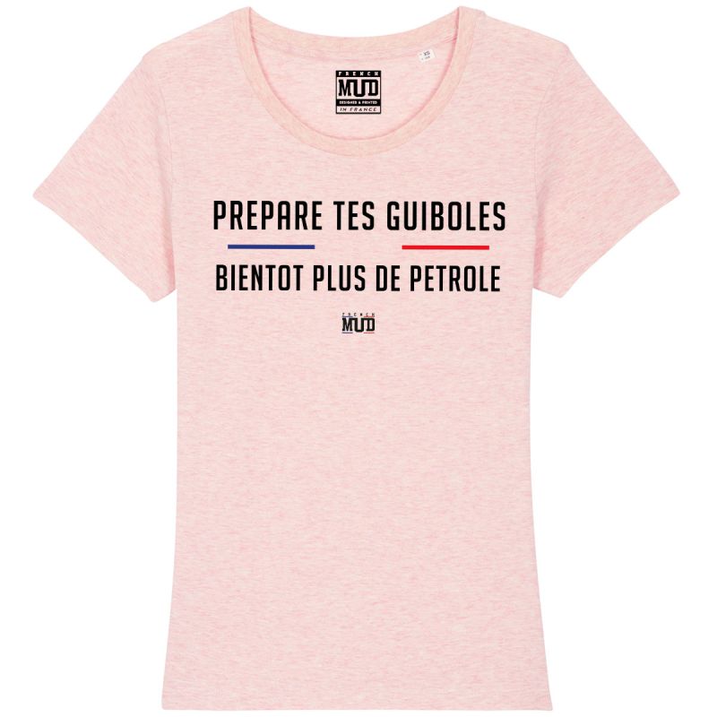 TSHIRT "PREPARE TES GUIBOLES" Femme