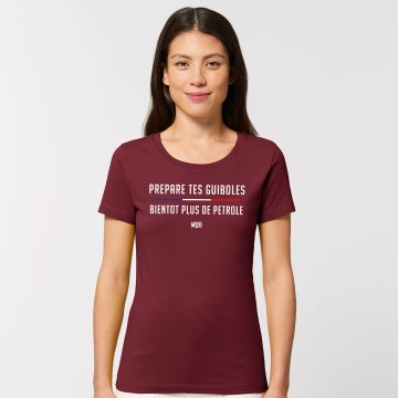 TSHIRT "PREPARE TES GUIBOLES" Femme