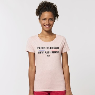 TSHIRT "PREPARE TES GUIBOLES" Femme