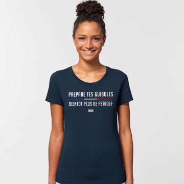 TSHIRT "PREPARE TES GUIBOLES" Femme