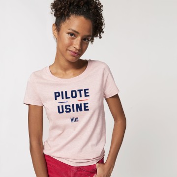 TSHIRT "PILOTE USINE" Femme