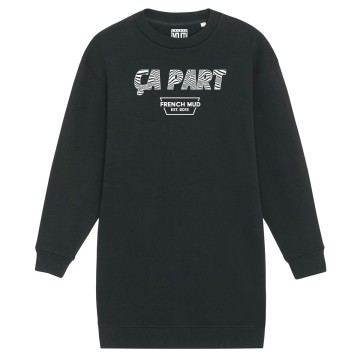 SWEAT ROBE "ÇA PART" OVERSIZE