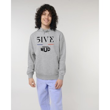 HOODIE "FIVE x French-MUD" Unisexe