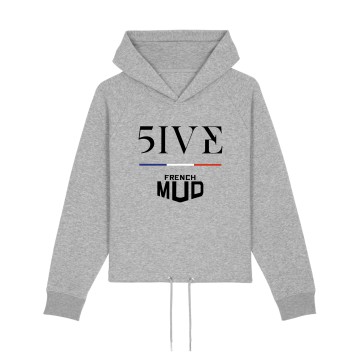 HOODIE "FIVE x French-MUD" Femme