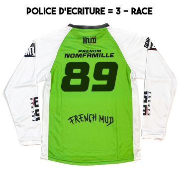 MAILLOT "NERVOUS GREEN" Adulte BMX/DH