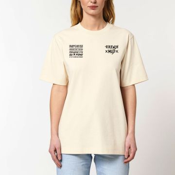 T-Shirt natural "Punchline"unisexe