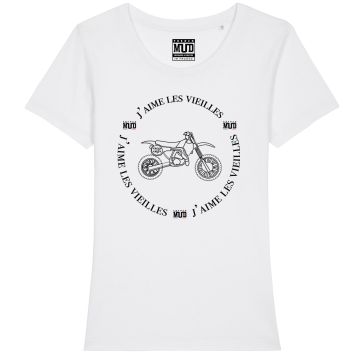 T-Shirt "J'aime les vieilles" Femme