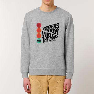 Sweat Col Rond "Riders ready watch the gate" Unisexe