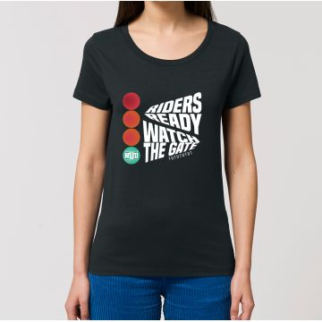 T-Shirt "Riders ready watch the gate" femme
