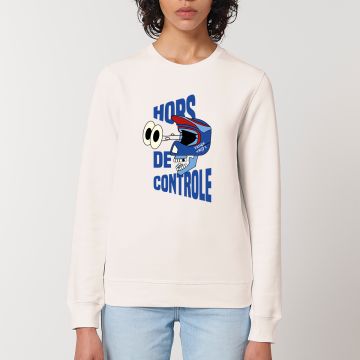 Sweat Col Rond "Hors de controle" Unisexe
