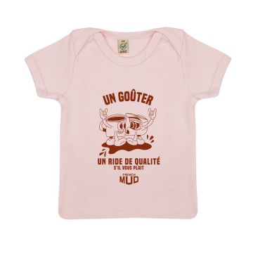 T-shirt "un gouter et un ride de qualite" Bebe BIO