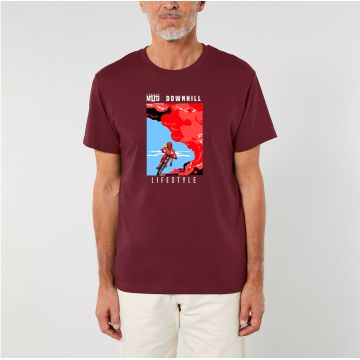 T-Shirt " downhill lifestyle " Unisexe