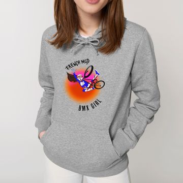 Hoodie "bmx girl"