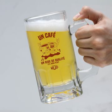 Chope "un cafe et un ride de qualite"