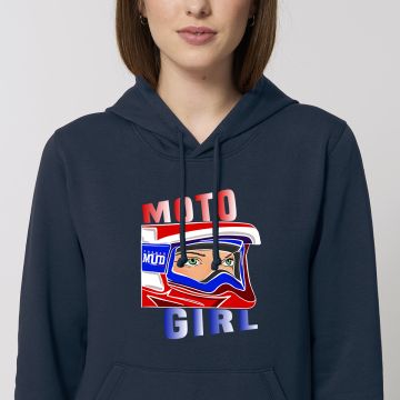 Hoodie "moto girl"