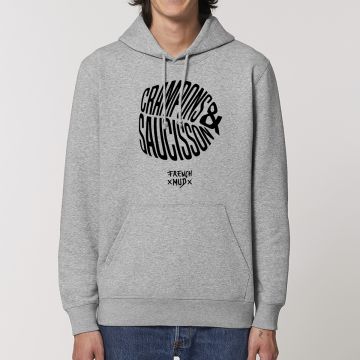 Hoodie "crampons et saucisson"