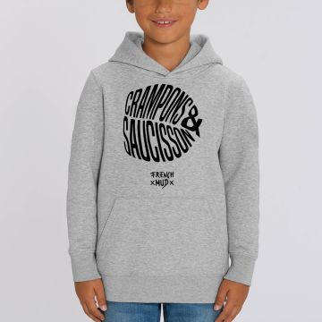 Hoodie "crampons et saucisson" Enfant