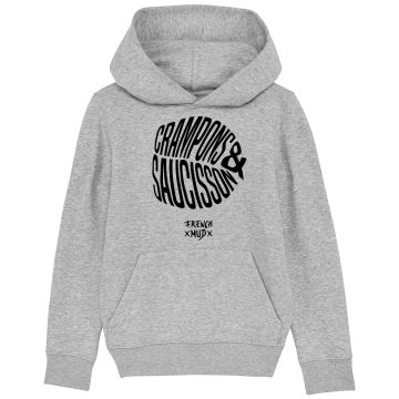 Hoodie "crampons et saucisson" Enfant