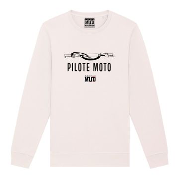 Sweat "pilote moto" Unisexe