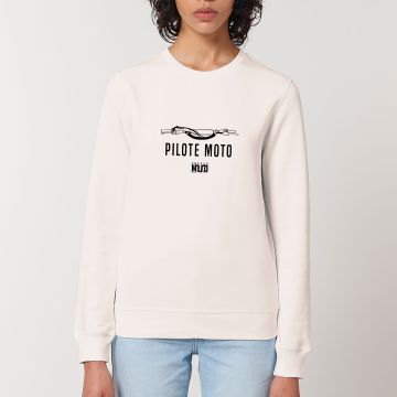 Sweat "pilote moto" Unisexe