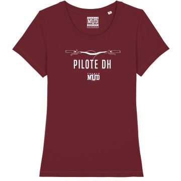 T-Shirt "pilote dh" femme