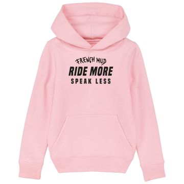 Hoodie "ride more speak less" Enfant