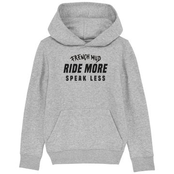 Hoodie "ride more speak less" Enfant