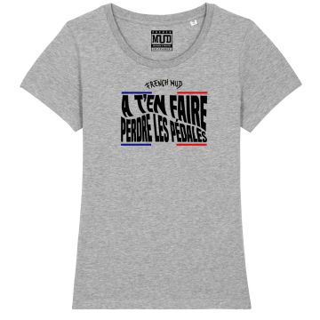 T-Shirt "a t'en faire perdre les pedales" femme