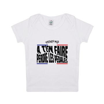 T-shirt "a t'en faire perdre les pedales" Bebe BIO