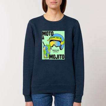 Sweat "moto & mojito" Unisexe