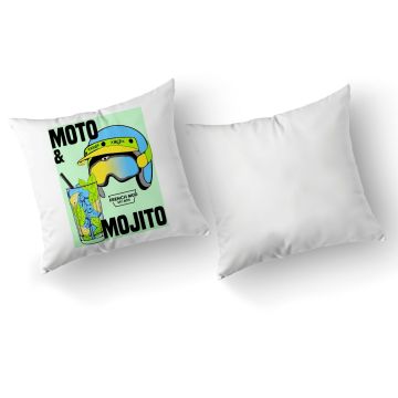 Coussin "moto & mojito"