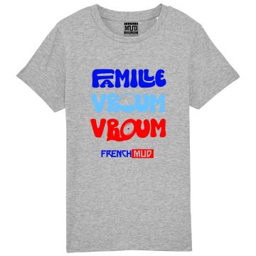 T-shirt "famille vroum vroum" Enfant