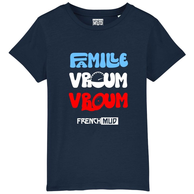 T-shirt "famille vroum vroum" Enfant