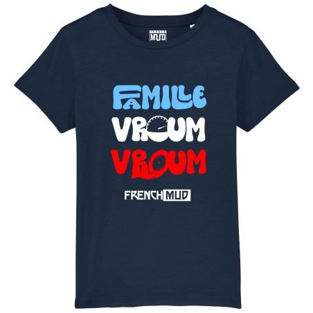 T-shirt "famille vroum vroum" Enfant