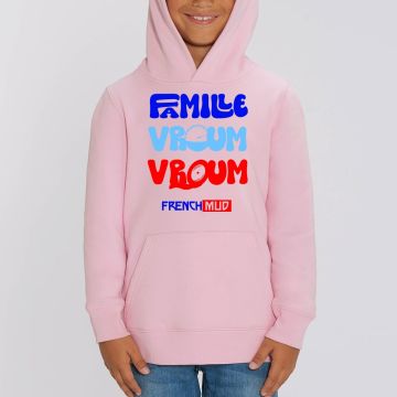 Hoodie "famille vroum vroum" Enfant