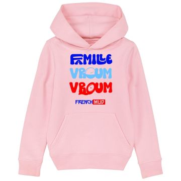 Hoodie "famille vroum vroum" Enfant