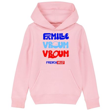 Hoodie "famille vroum vroum" Enfant