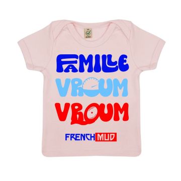 T-shirt "famille vroum vroum" Bebe BIO