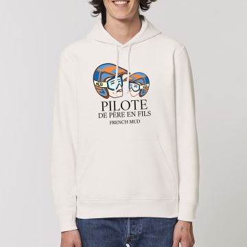 Hoodie "pilote de pere en fils" Unisexe