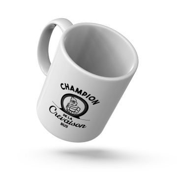 MUG "champion de la crevaison"