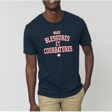T-Shirt "blessures et courbatures" Unisexe