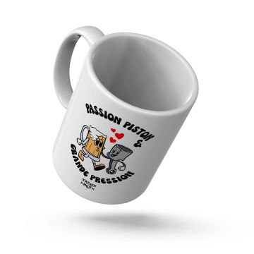 Mug "passion piston et grande pression"