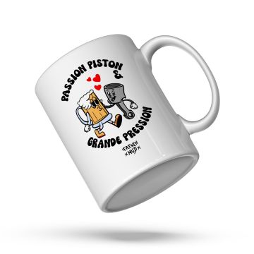 Mug "passion piston et grande pression"