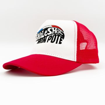 Casquette enfant "holeshot mon pote" rouge