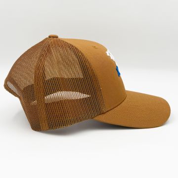 Casquette lettrage 3D caramel